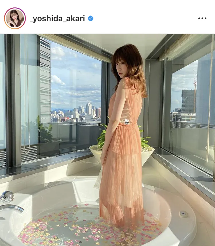 ※吉田朱里オフィシャルInstagram(_yoshida_akari)のスクリーンショット