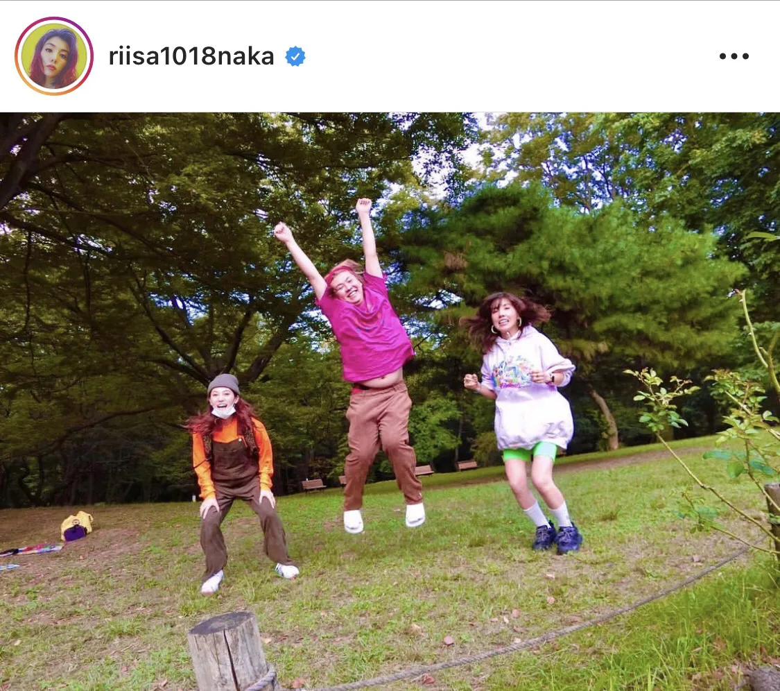 ※仲里依紗公式Instagram(riisa1018naka)のスクリーンショット