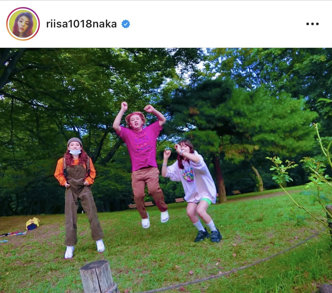 ※仲里依紗公式Instagram(riisa1018naka)のスクリーンショット