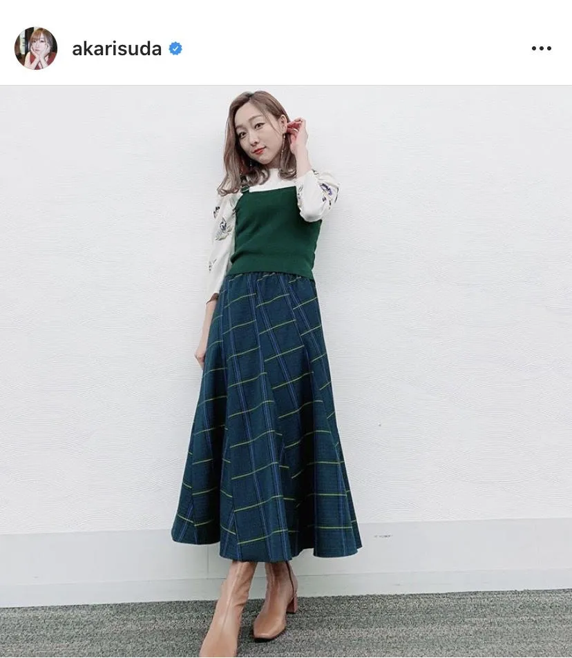 ※須田亜香里公式Instagram(akarisuda)のスクリーンショット