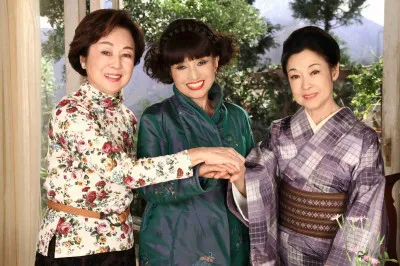 「おひさま」最終回に出演する司葉子、黒柳徹子、若尾文子（写真左から）