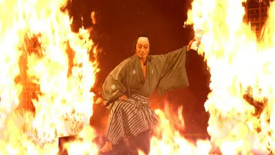 9月30日放送の「にっぽんの芸能」で歌舞伎「細川の血達磨」を演じる市川染五郎