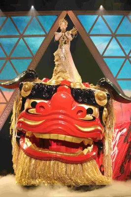 紅白リハーサル、小林幸子が巨大獅子の豪華衣装を公開!