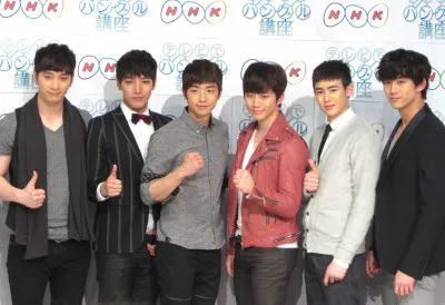 4月から「テレビでハングル講座」の出演が決まったK-POPグループ・2PM