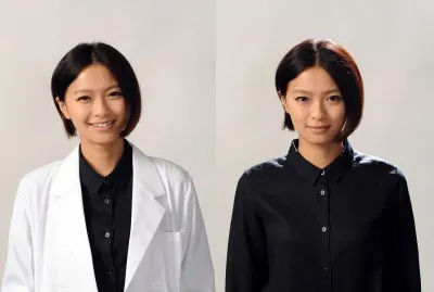 榮倉奈々が昼（写真左）と夜（右）で違う顔を持つ生物教師を演じる