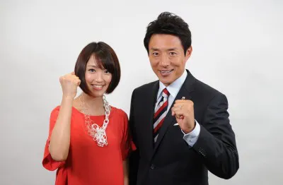 【写真】竹内由恵アナと一緒に熱く大会を盛り上げる！