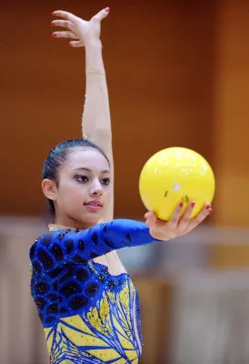 18歳とは妖艶な演技を見せる新体操のエース・サイード横田仁奈選手。華やかな表現力に注目したい！