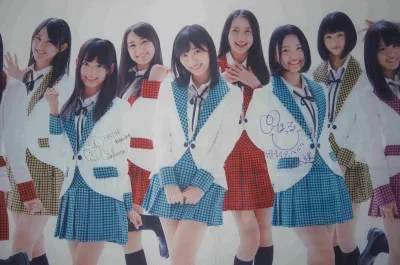 全メンバーの等身大ポスター、HKT48部分