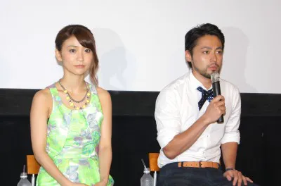 ティーチイン付き試写会に登場した山田孝之と大島優子（写真右から）