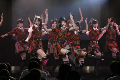 現SKE48劇場での最終公演を行ったSKE48