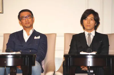 中井は影の薄い木村の上司を、藤木は木村が働く会社の副社長を演じる