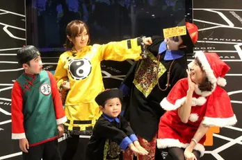 紺野あさ美アナはキョンシーガールだった…!? DVD発売記念イベントでキョンシーと激闘!!