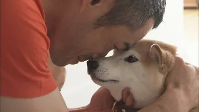 【写真】愛犬の一弓(いっきゅう)とイチロー