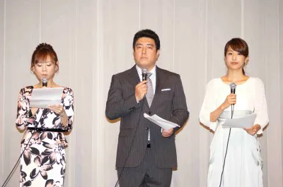 司会を務めた高橋真麻アナ、佐野瑞樹アナ、加藤綾子アナ(写真左から)