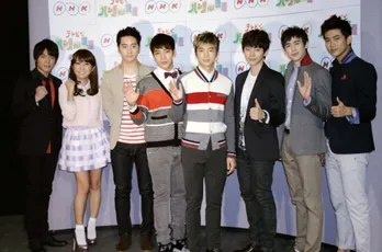 2PMとはるな愛が、ハングル語で「言うよね~。」を連発!!