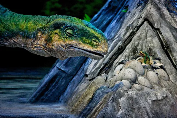 プラテオサウルスの子育て