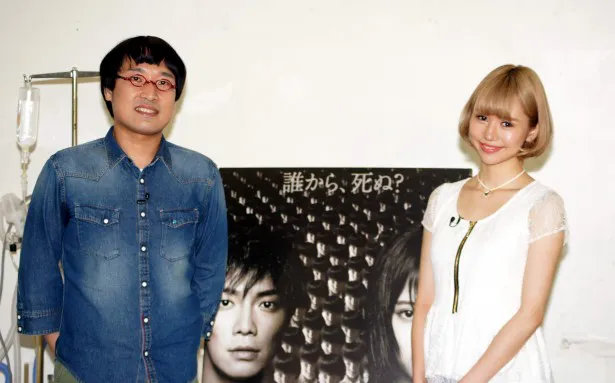 イベントに登場した南海キャンディーズ・山里亮太と水沢アリー(写真左から)