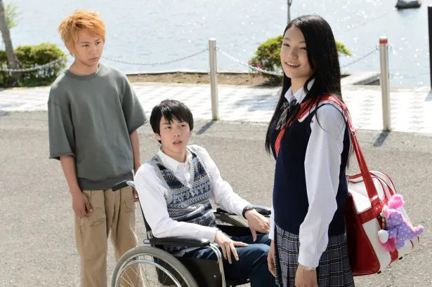松井翔太(須賀健太)、植本浩樹(柾木玲弥)、太田蒼(須田アンナ)(写真左から) 