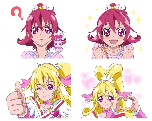 画像 ドキドキ プリキュア から公式lineアカウントが登場 無料スタンプも配布開始 2 4 Webザテレビジョン