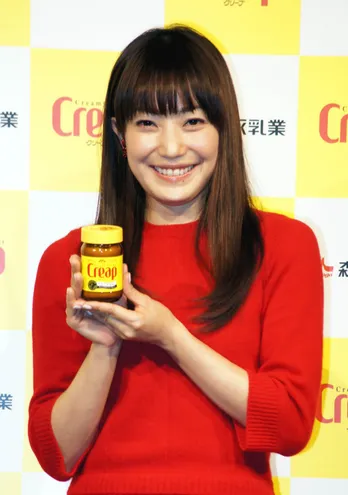 これからは手料理にも活用!?　菅野美穂が「クリープ」リニューアルイベントに登場！