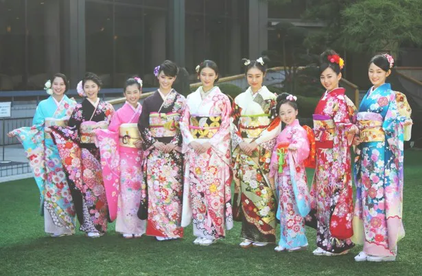 オスカープロモーションの若手女優9人が晴れ着姿を披露！ 武井咲「来年は楽しく自由に“二十歳”を過ごしたい」 Webザテレビジョン