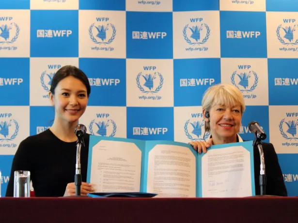 国連WFP 日本大使となったこれからは、年間の計画を立て活動を行うという