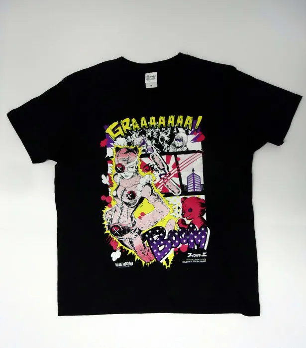 「エヴァンゲリヲン」シリーズに参加するアニメーション監督・鶴巻和哉氏が手掛けたアメコミ調のTシャツ