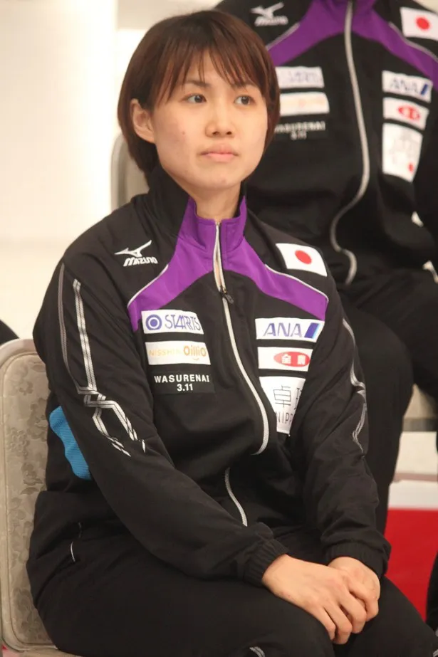 卓球日本代表の平野早矢香