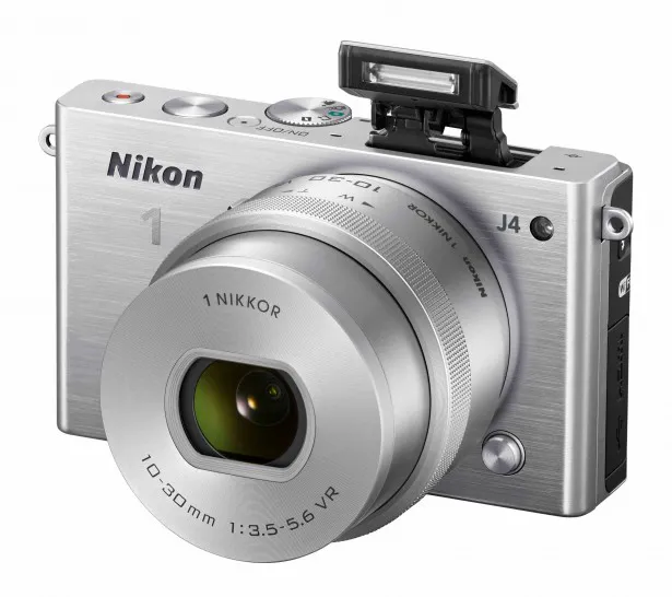 レンズ交換式アドバンストカメラ「Nikon 1 J4」(写真はシルバー)　4月24日発売予定