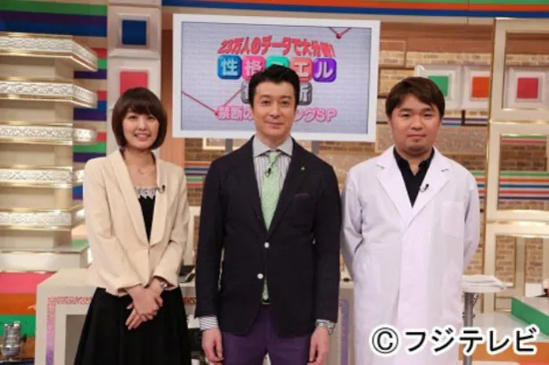 「性格ミエル研究所」のMCは加藤浩次(中央)と中村仁美アナ(左)