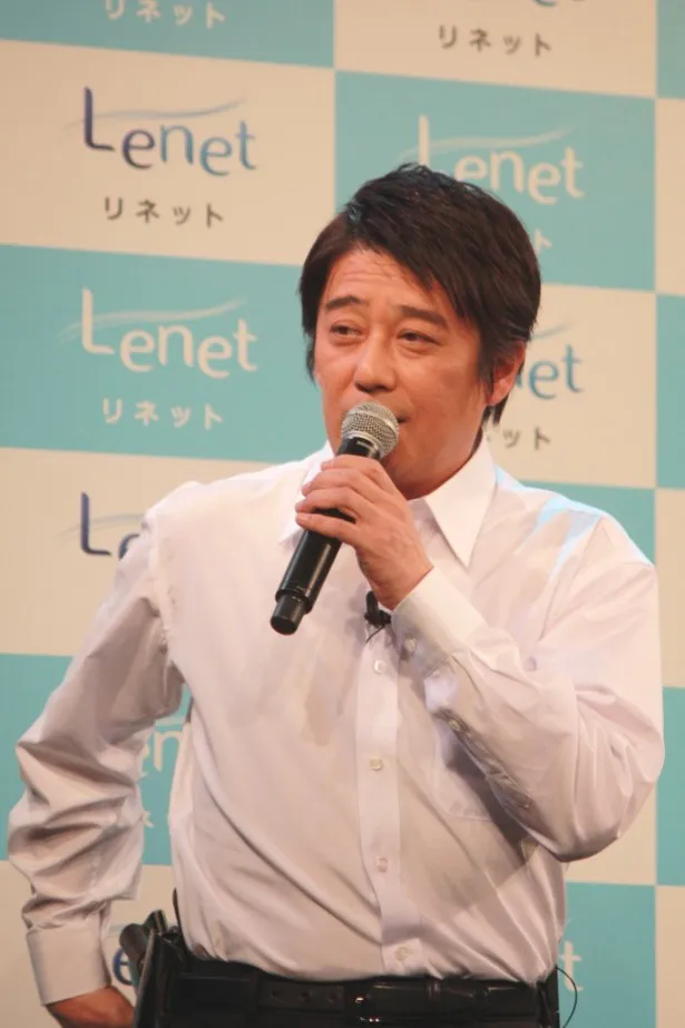 坂上は「Lenet(リネット)」について“日本で一番近所にあるクリーニング店”と語る