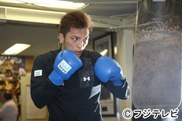 村田はミドル級の世界チャンピオンを目指し、日々トレーニングに励む