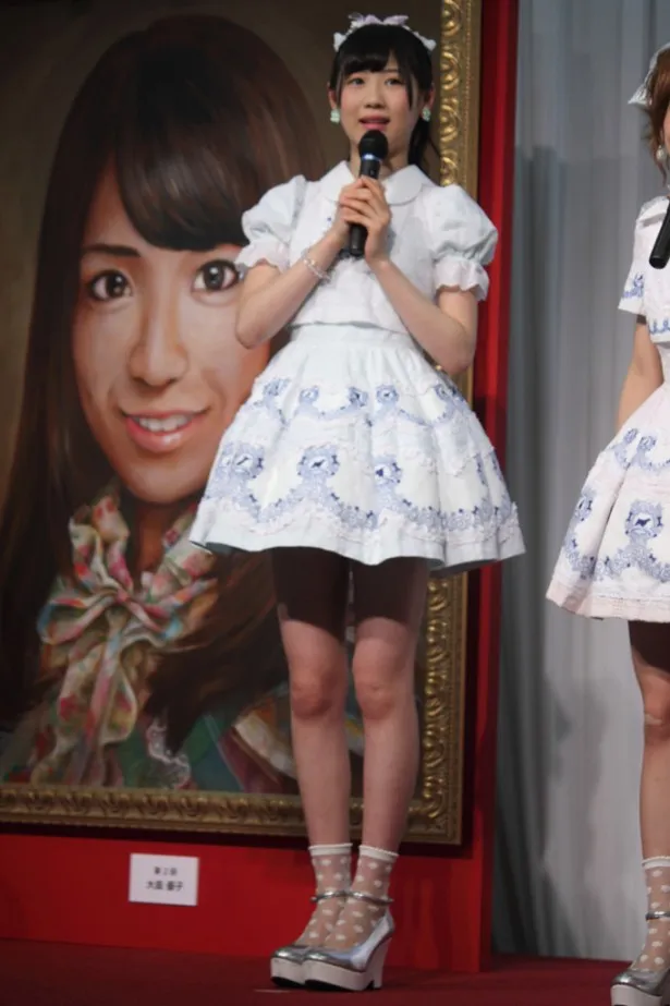 「AKB48選抜総選挙ミュージアム」オープニングセレモニーに登場した西野未姫