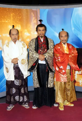 「軍師官兵衛」“本能寺の変”を前に江口・竹中・寺尾の三英傑が集結!