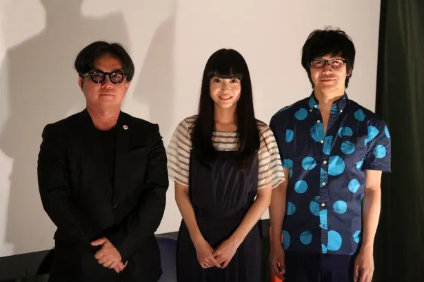（写真左から）松崎健夫氏、田辺、中井圭氏がトークを繰り広げた