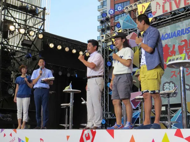 東京・六本木で行われたイベント。セミの鳴き声が夏を感じさせた