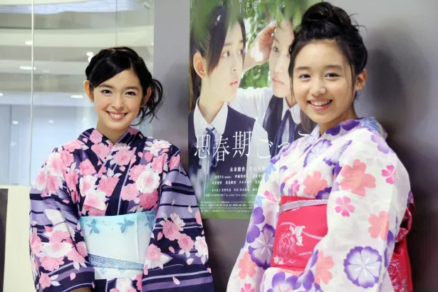 未来穂香と青山美郷は初共演。今後の活躍が期待される若手女優だ