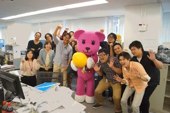 ピンクリボン活動のPRで“モモ妹”がザテレビジョン編集部を突撃訪問！