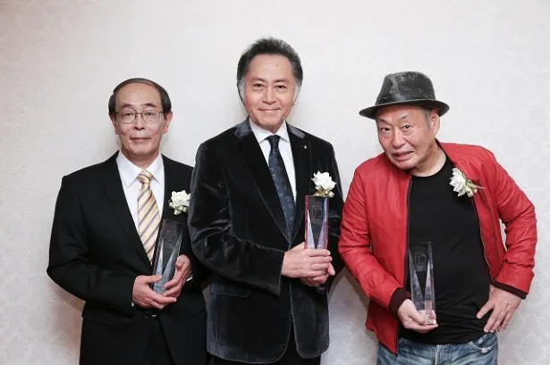 東京ドラマアウォード2014で特別賞を受賞した「三匹のおっさん」。(写真左から)志賀廣太郎、北大路欣也、泉谷しげるの3人が主役を務めた