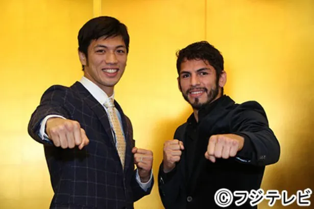 12月30日(火)にそれぞれ試合が決定したミドル級の村田諒太(左)とライト級のホルヘ・リナレス(右)