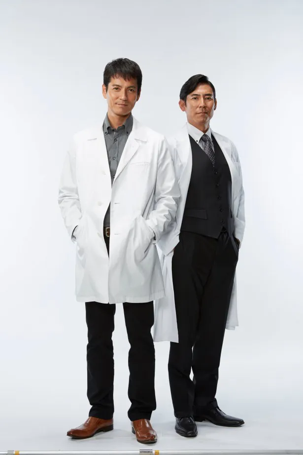 「DOCTORS～最強の名医～」の第3弾＆スペシャルドラマに出演する沢村一樹、高嶋政伸(写真左から)
