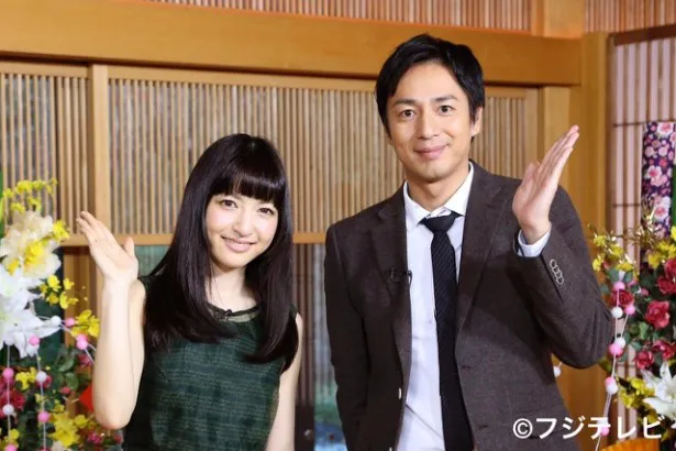 「ジャパンメイドで世界を旅できるか!?」に出演する神田沙也加(左)とチュートリアル・徳井義実(右)