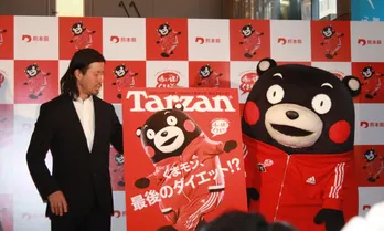 “メタボ疑惑”のくまモンが全国のメタボなゆるキャラにアドバイス!?