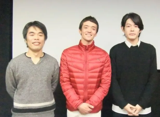 「大人番組リーグ Presents 『ああ、ラブホテル』」の森義隆監督、NOAH、藤井望尋(写真左から)