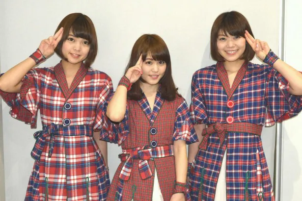 「アイドルお宝くじ」のイベントに出演するNegiccoの(写真左から)Kaede、Nao☆、Megu