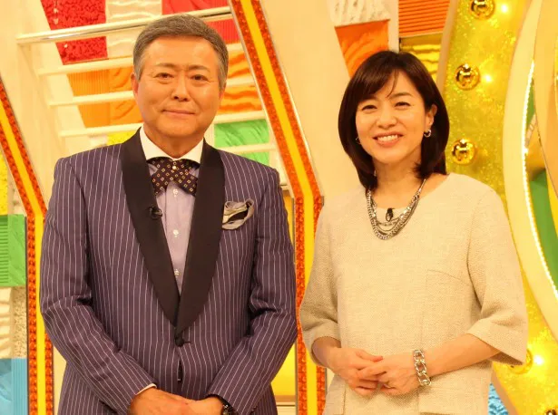 3月22日（日）夜10時からTBS系にて「日本まるごとHOWマッチ」が一夜限りの復活！(写真左から)司会の小倉智昭とアシスタントの八木亜希子