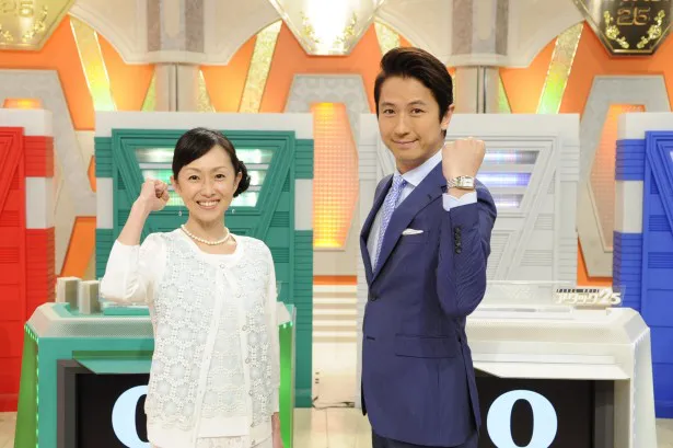 ABCの加藤明子アナが2年ぶりに出題アナウンサーとして復帰し、谷原をサポートする