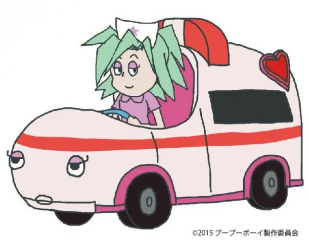 キューは救急車に乗ったちょっと変わった女 の子