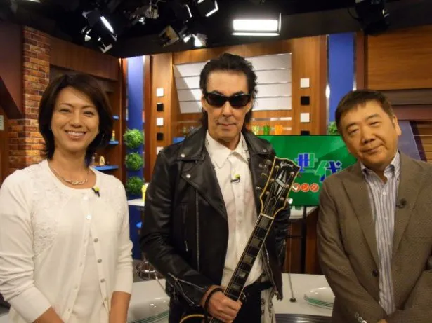 「熱中世代　大人のランキング」に出演する進藤晶子、鮎川誠、鴻上尚史(左から)