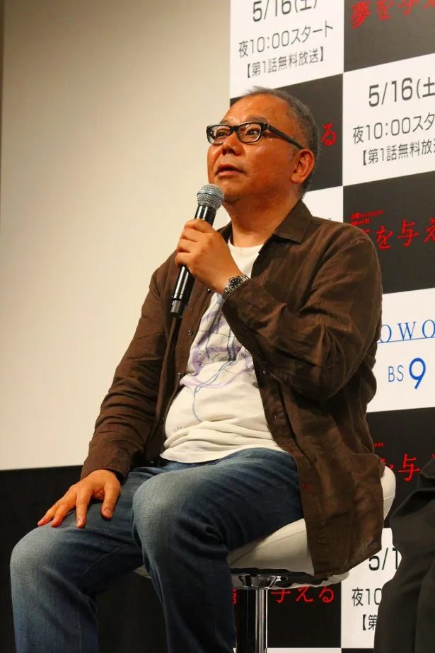 「4話の重要なシーンを演じきった小松さんが、僕のこの作品を撮る意義を気付かせてくれました」と振り返る犬童監督